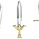 Illustration for article titled Slay Your Next Job Interview With a iLegend of Zelda/i or iThundercats/i Tie Clip Sword